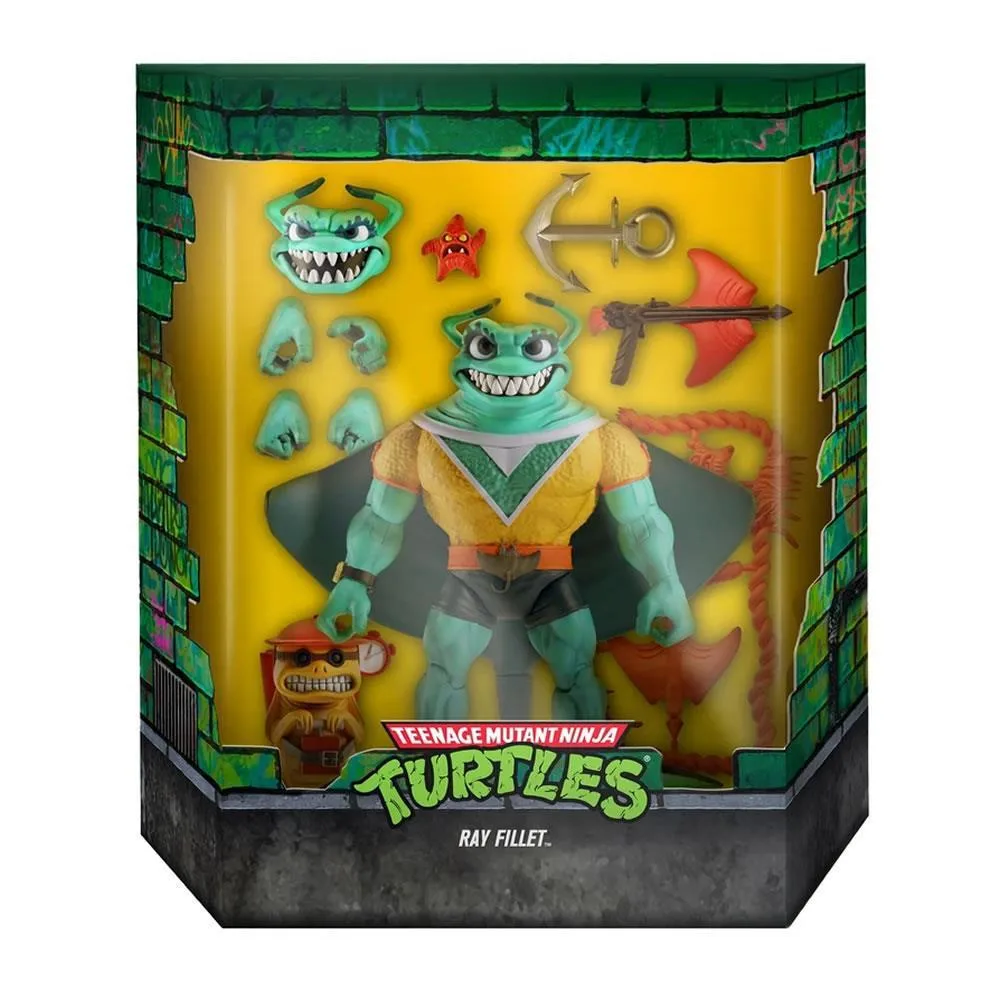 Super7 Super7 DE-TMNTW05-RAY-01 Ultimate Ray Fillet TMNT Wave 5 action figure — product photo