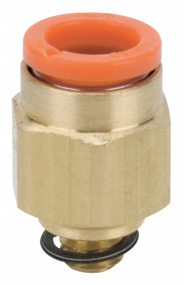 SMC SMC KQ2H04-M6A Push-Fit Adapter Trap 4mm M6x1.0 Brass 145psi 140F — product photo
