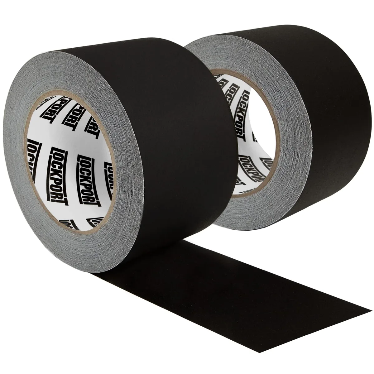  Lockport Black Gaffers Tape 3 inch x 30 Yards 2 Pack — product photo