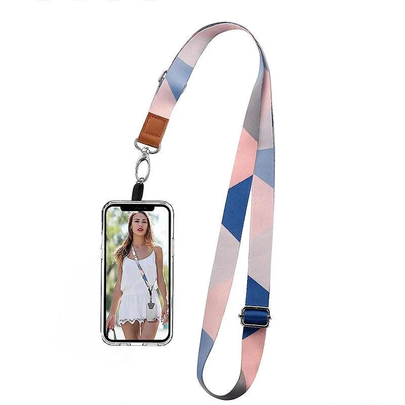 Pezin & Hulin Pezin & Hulin 138cm Adjustable Phone Lanyard Blue + Pink — product photo