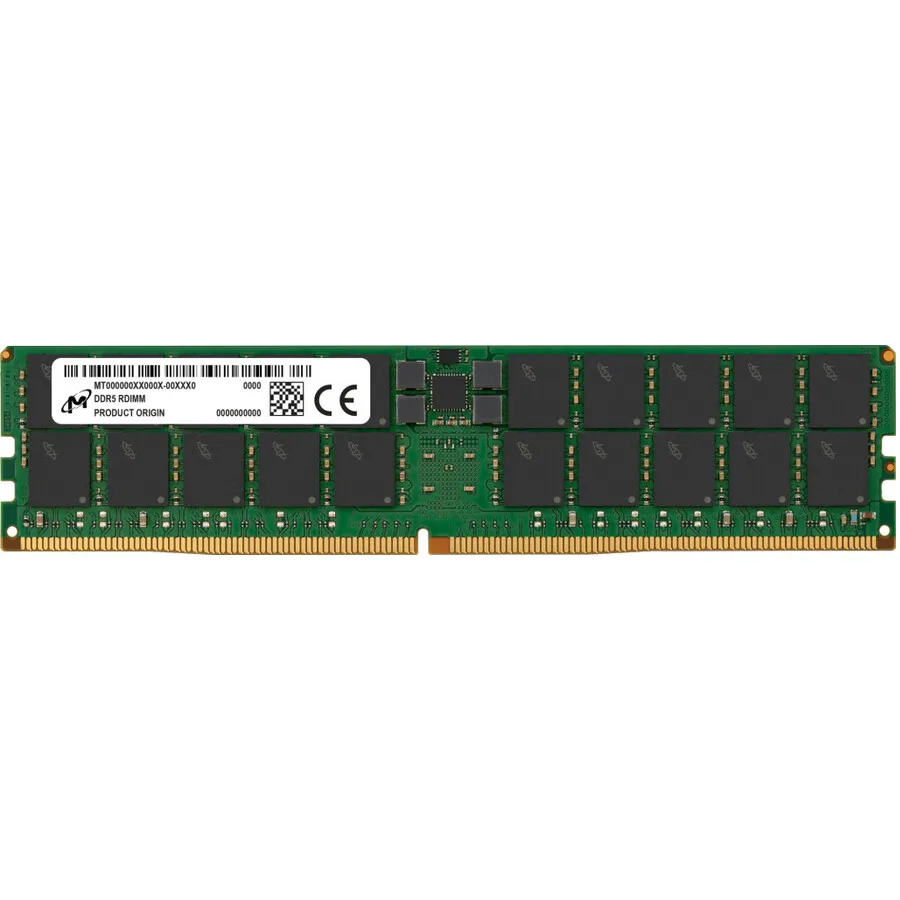 Micron Technology, Inc. Micron Technology, Inc. MTC40F2046S1RC48BA1R 64GB DDR5 4800 ECC Registered 2Rx4 CL40 server RAM — product photo