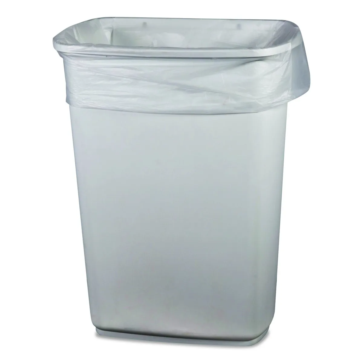 Heritage Bag Company Heritage Bag Company Linear Low-Density Can Liners 33 gal 1 mil 33" x 39" Clear 150/Carton — product photo