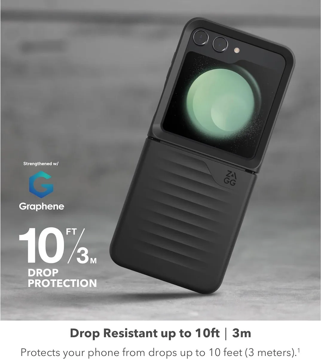 ZAGG ZAGG Bridgetown Case for Samsung Galaxy Z Flip5 – Black — product photo