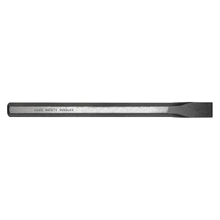 Mayhew 70207 cold chisel 12in long 1/2in tip steel hex shaft