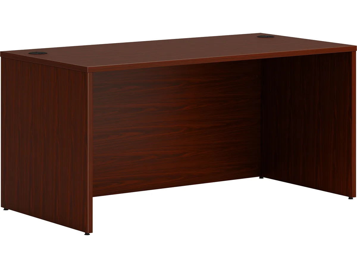 HON HON HONLDS6030LT1 60" Table Desk Mahogany 29"H x 60"W x 30"D office furniture — product photo