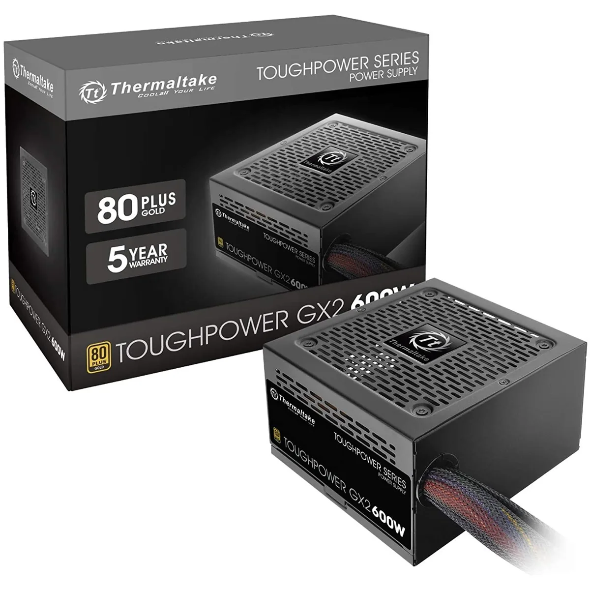 Thermaltake Thermaltake Toughpower GX2 80+ Gold 600W Non-Modular power supply — product photo
