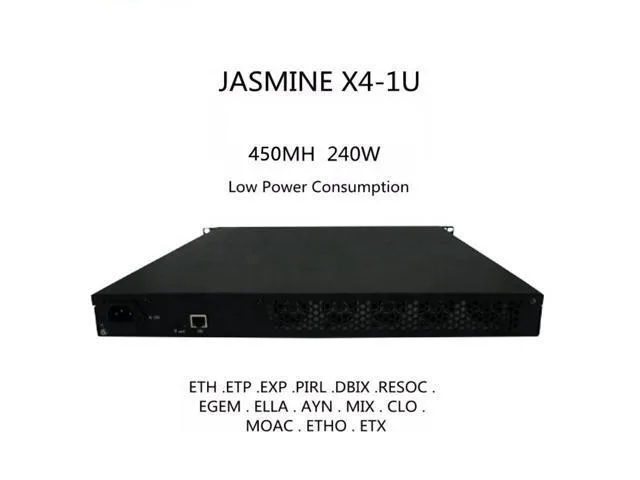 bitmain bitmain Jasminer X4-C 1U 450 MH/s 240W mining hardware — product photo