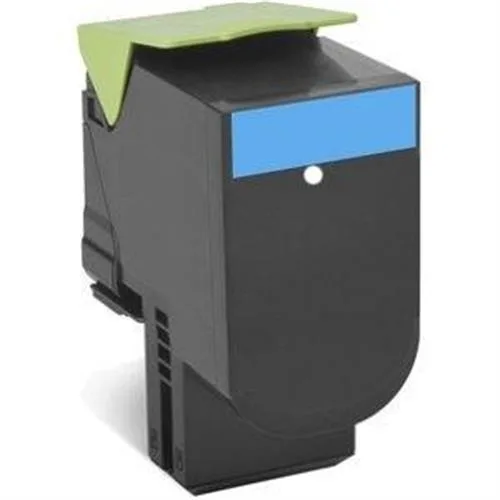 Lexmark Lexmark 80C0S20 cyan standard yield toner cartridges (genuine brands) — product photo