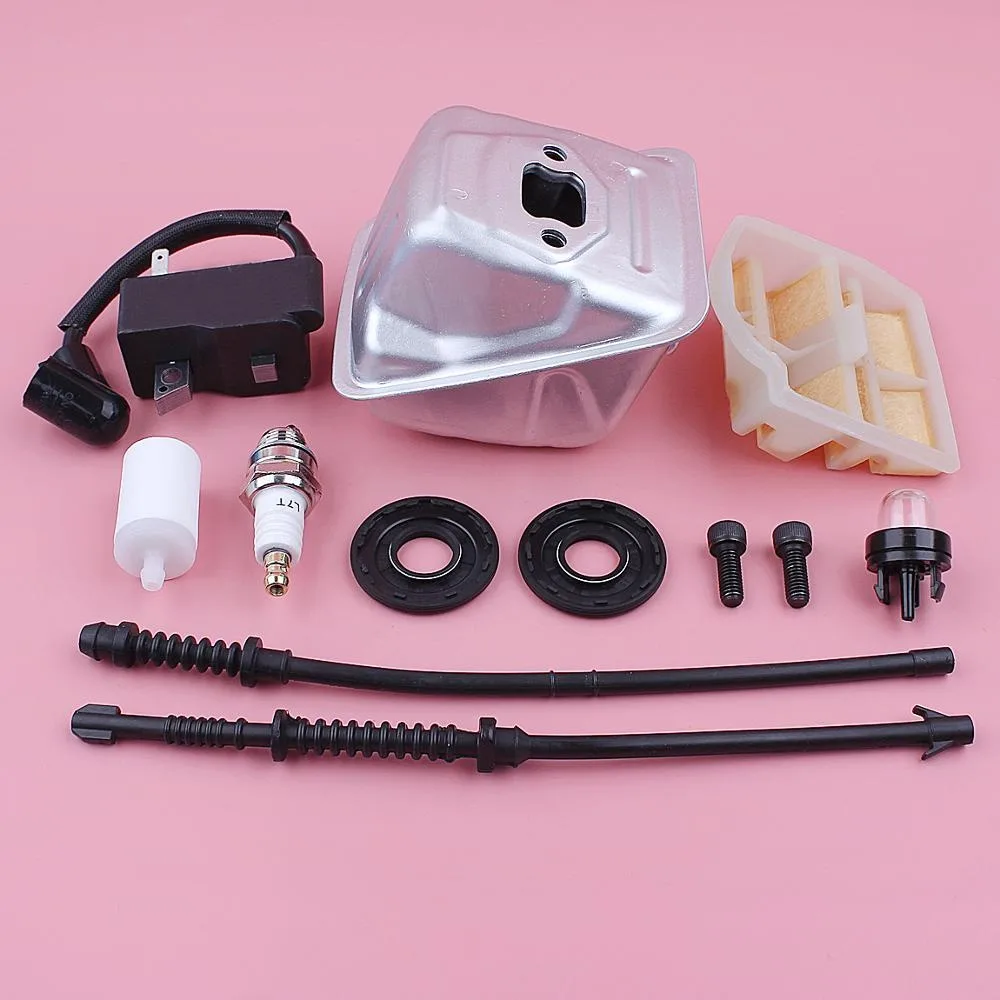 LAHDEK LAHDEK Exhaust Muffler &amp; Ignition Coil Kit for Husqvarna 445 450 445E — product photo