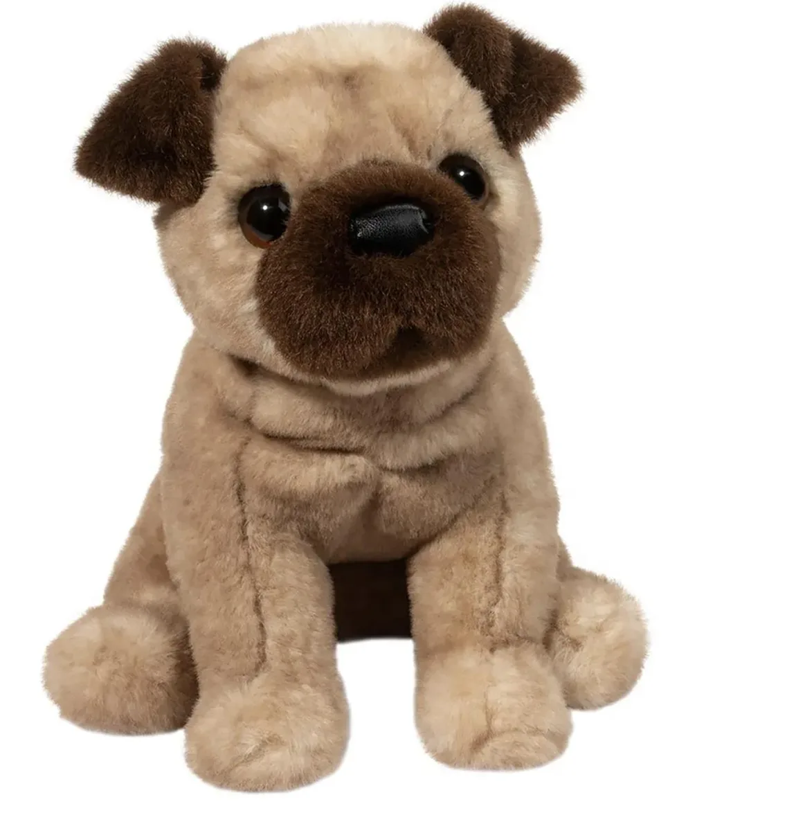 Douglas Toys Douglas Toys Milo Tan Pug stuffed 9" sitting — product photo