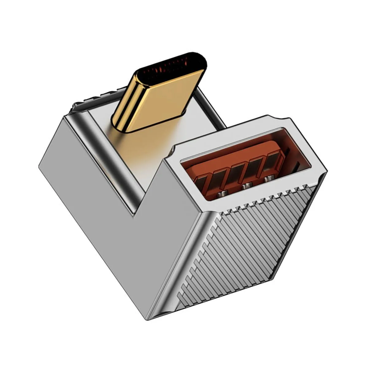 Fervit Fervit USB 3.1 Type C to USB 3.0 A Adapter 10Gbps 120W Mecha Cyberpunk Style — product photo
