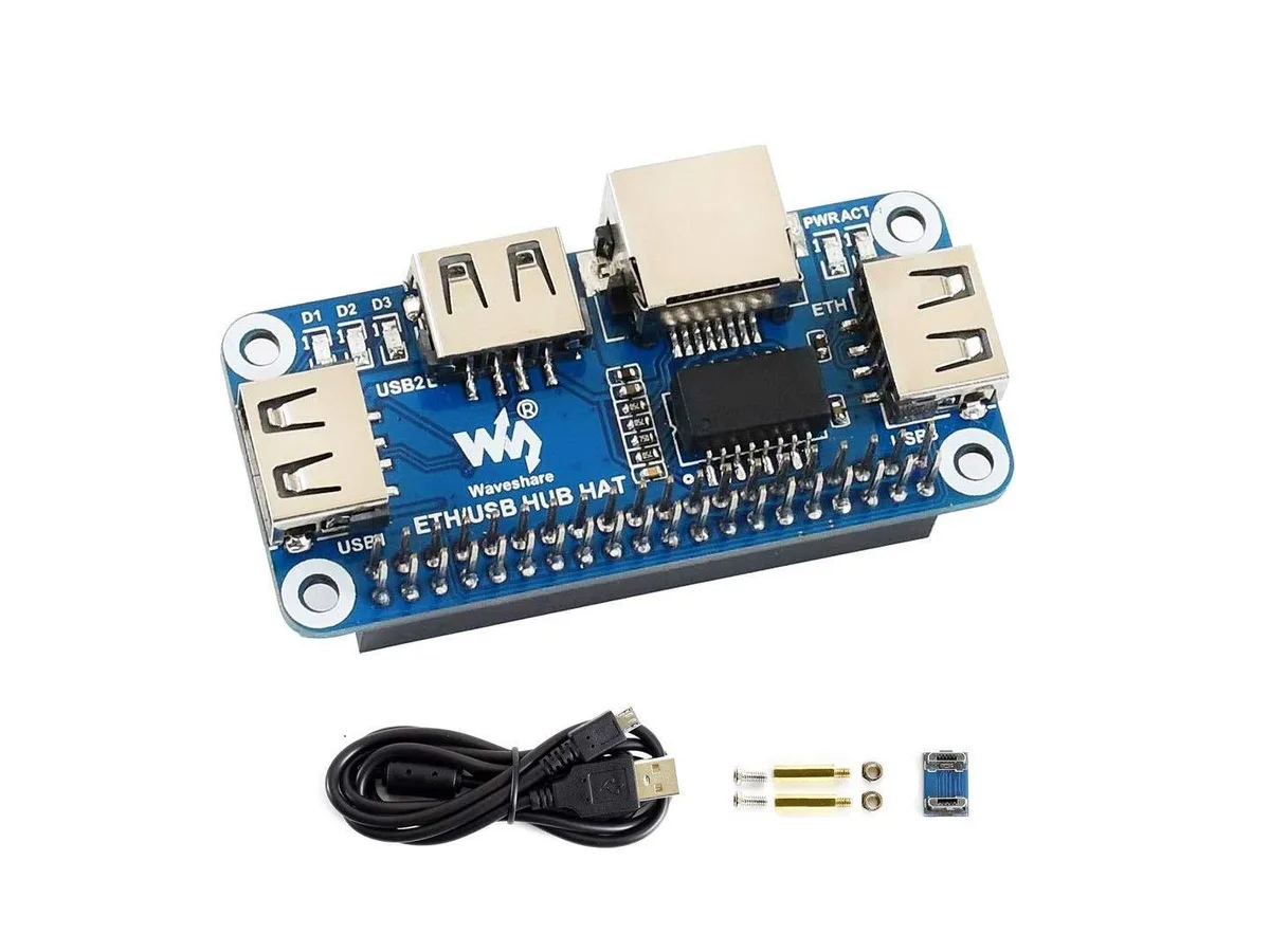 LORDWORLD LORDWORLD Ethernet USB HUB HAT Expansion Board development board — product photo