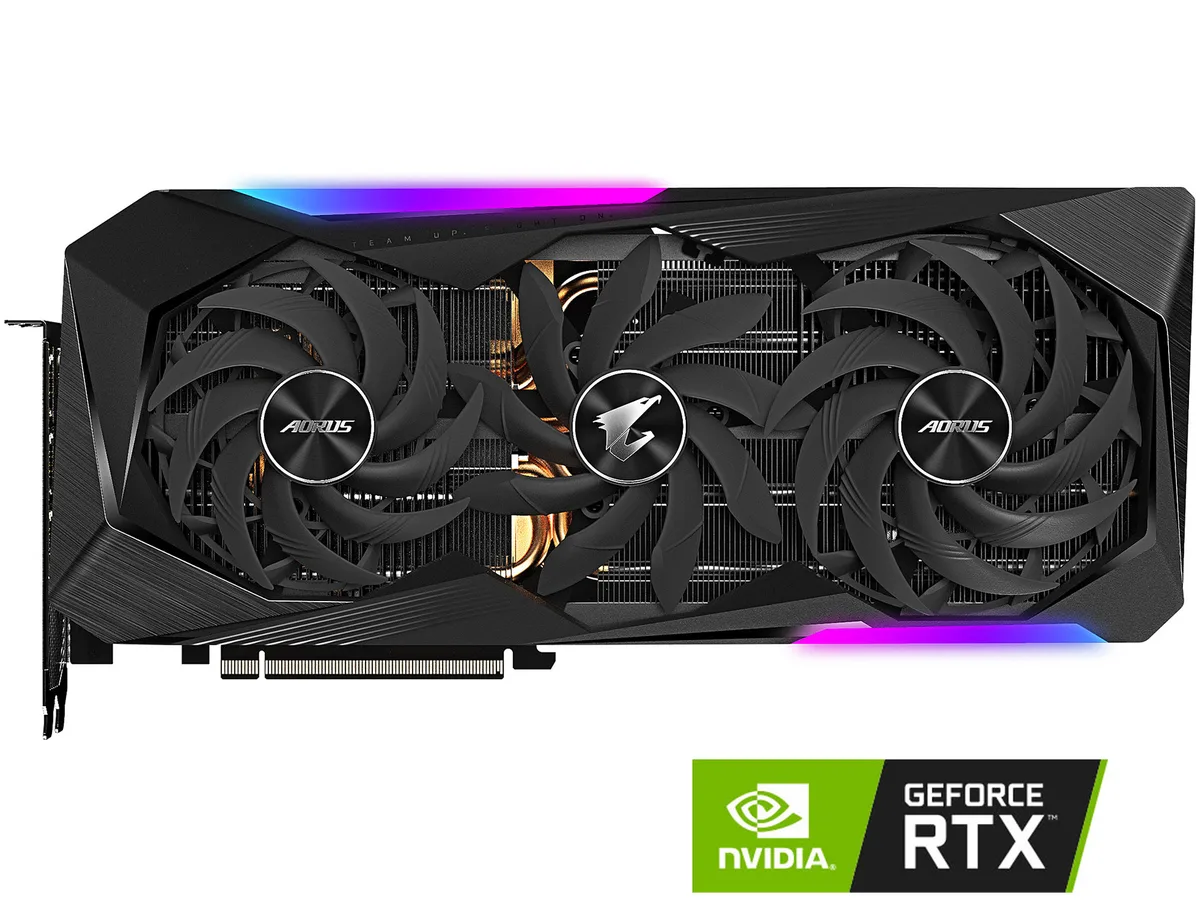 GIGABYTE GIGABYTE GV-N307TAORUS M-8GD GeForce RTX 3070 Ti graphics card — product photo