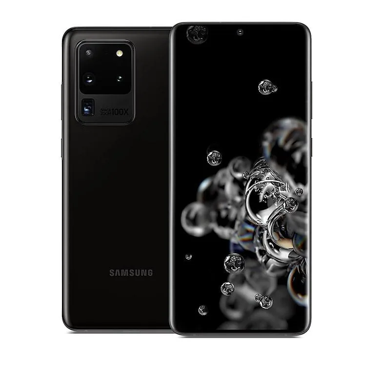 SAMSUNG SAMSUNG Galaxy S20 Ultra 5G G988U 128GB Cosmic Black prepaid — product photo