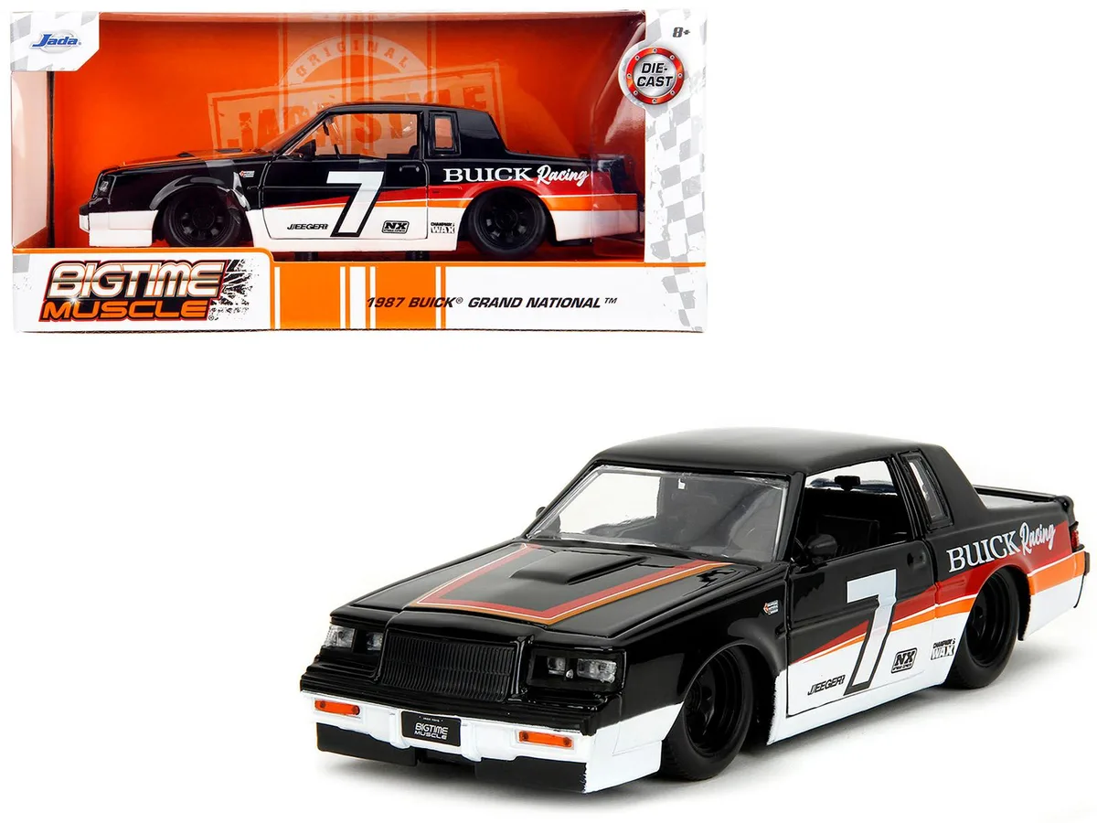 Jada Jada 1987 Buick Grand National #7 Buick Racing 1/24 Diecast — product photo