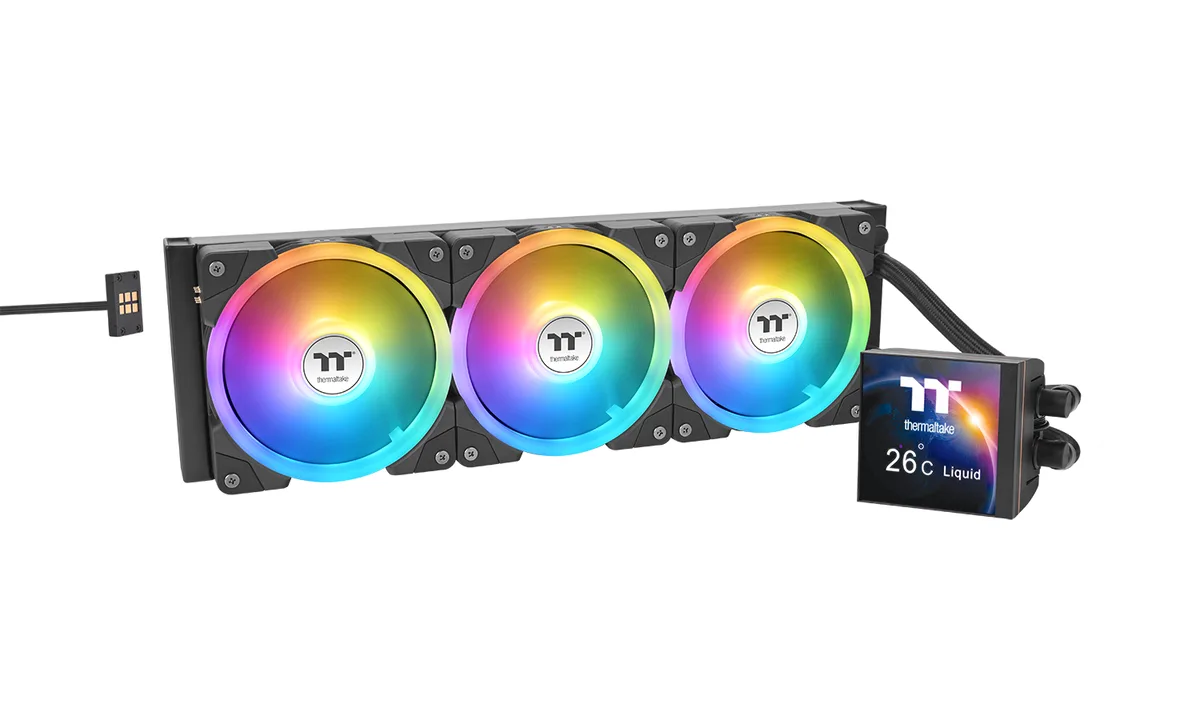 Thermaltake Thermaltake CL-W451-PL14SW-A 420mm liquid cooler — product photo