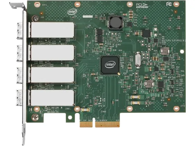 Intel Intel I350F4BLK 1000Mbps 4-port LC network card — product photo