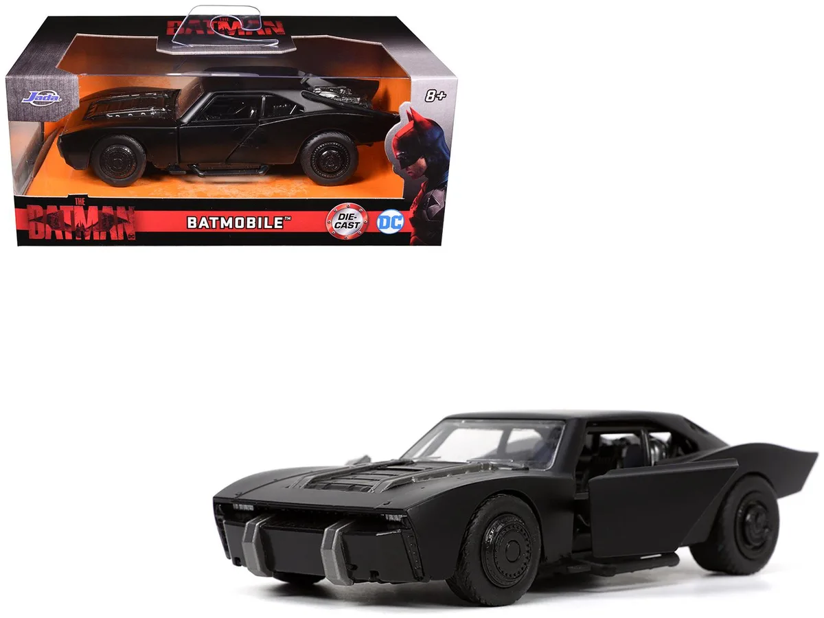 Jada Jada Batmobile Black "The Batman" (2022) Hollywood Rides 1/32 Diecast hobby collectible — product photo