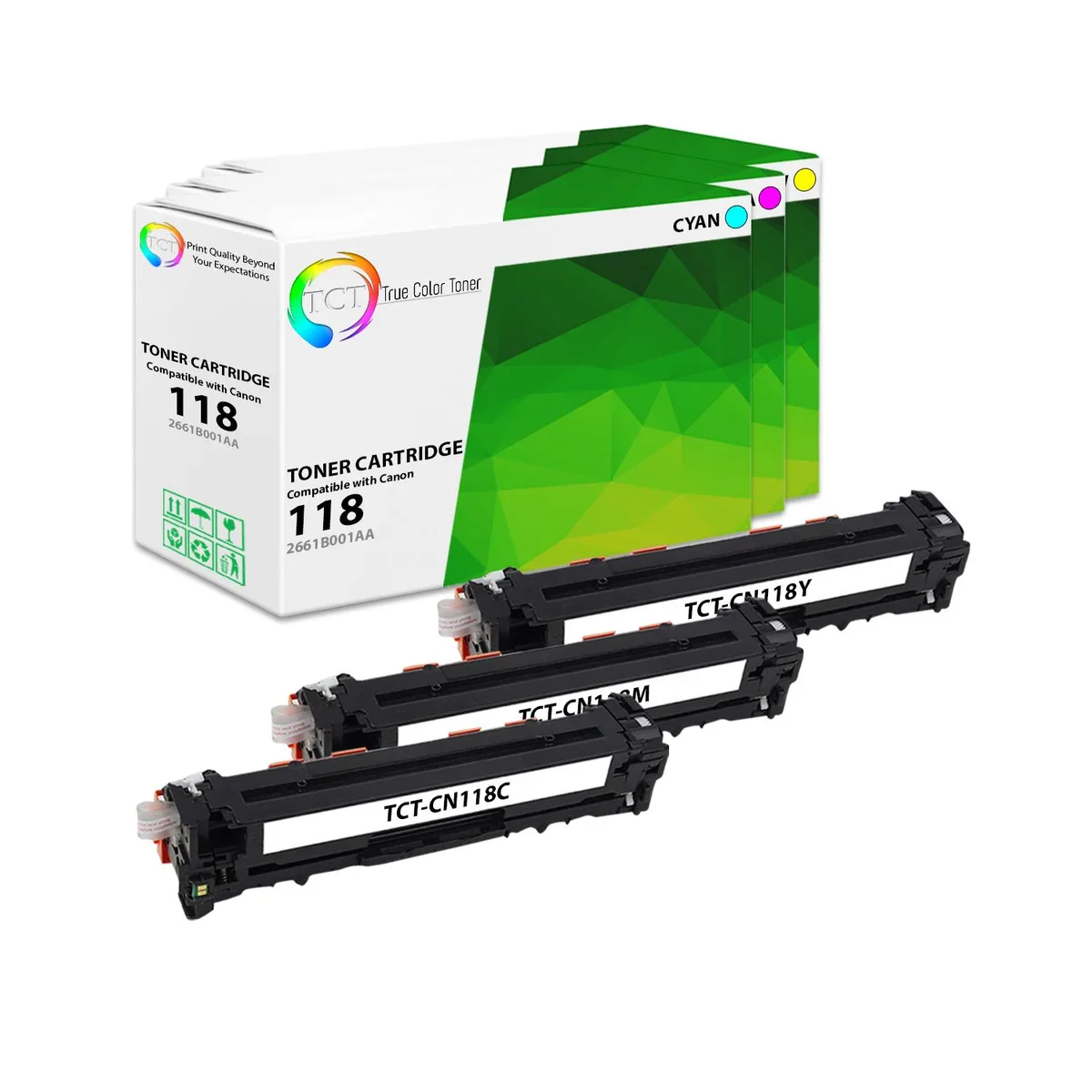True Color Toner True Color Toner 118 3-pack toner cartridge 2900 pages — product photo