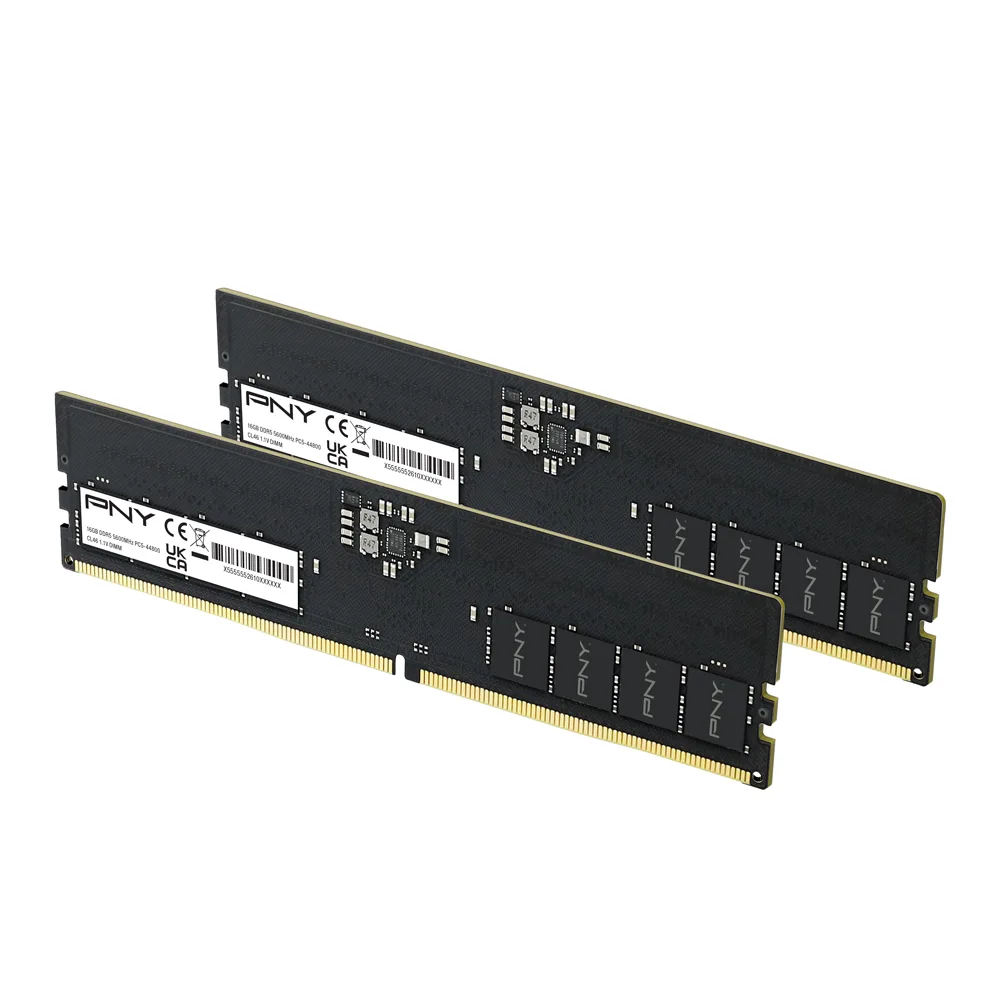 PNY Technologies, Inc. PNY Technologies, Inc. MD32GK2D5560046-TB 32GB (2 x 16GB) DDR5 5600 CL46 desktop RAM — product photo