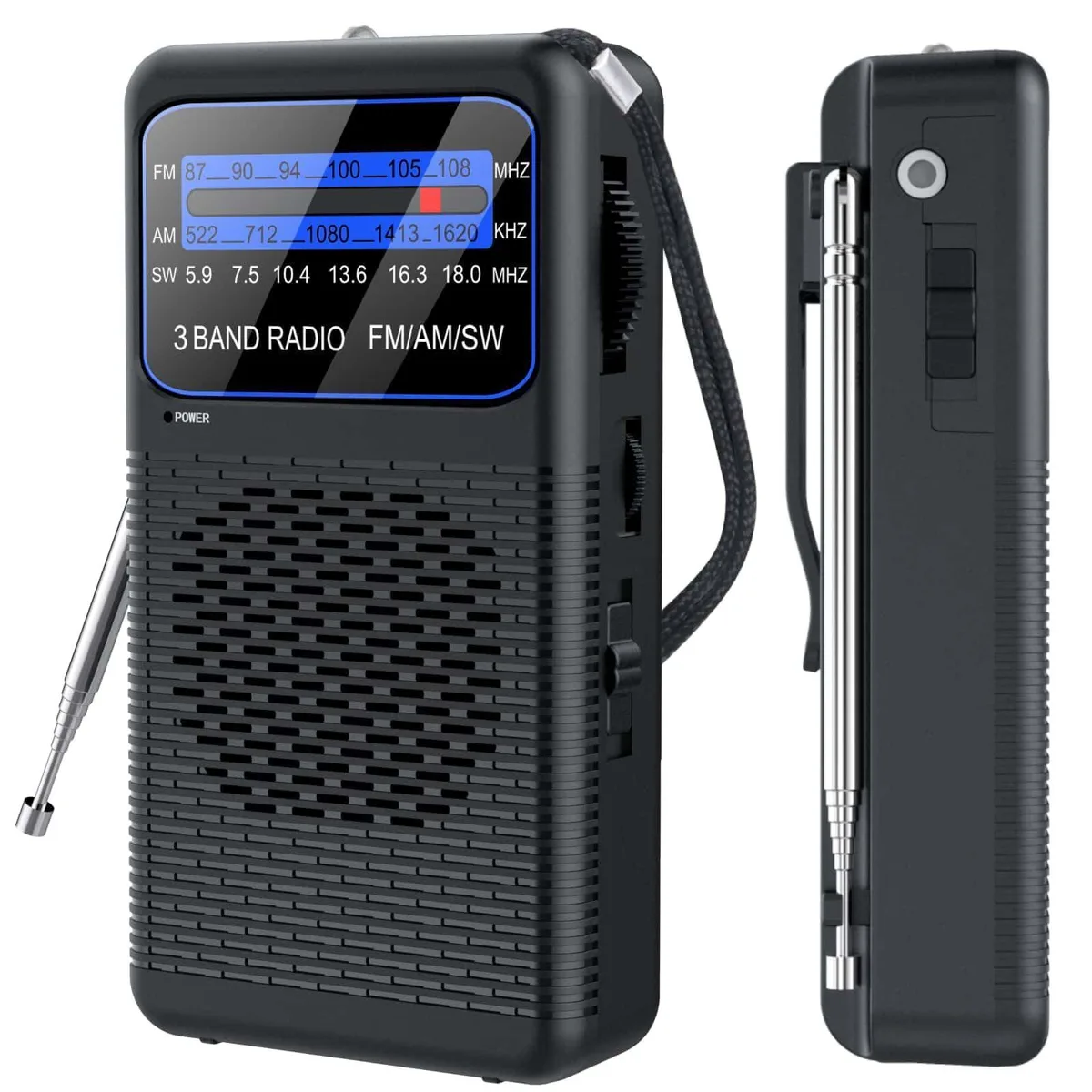SOEWIOU SOEWIOU EKE88 AM FM SW Pocket Radio — product photo