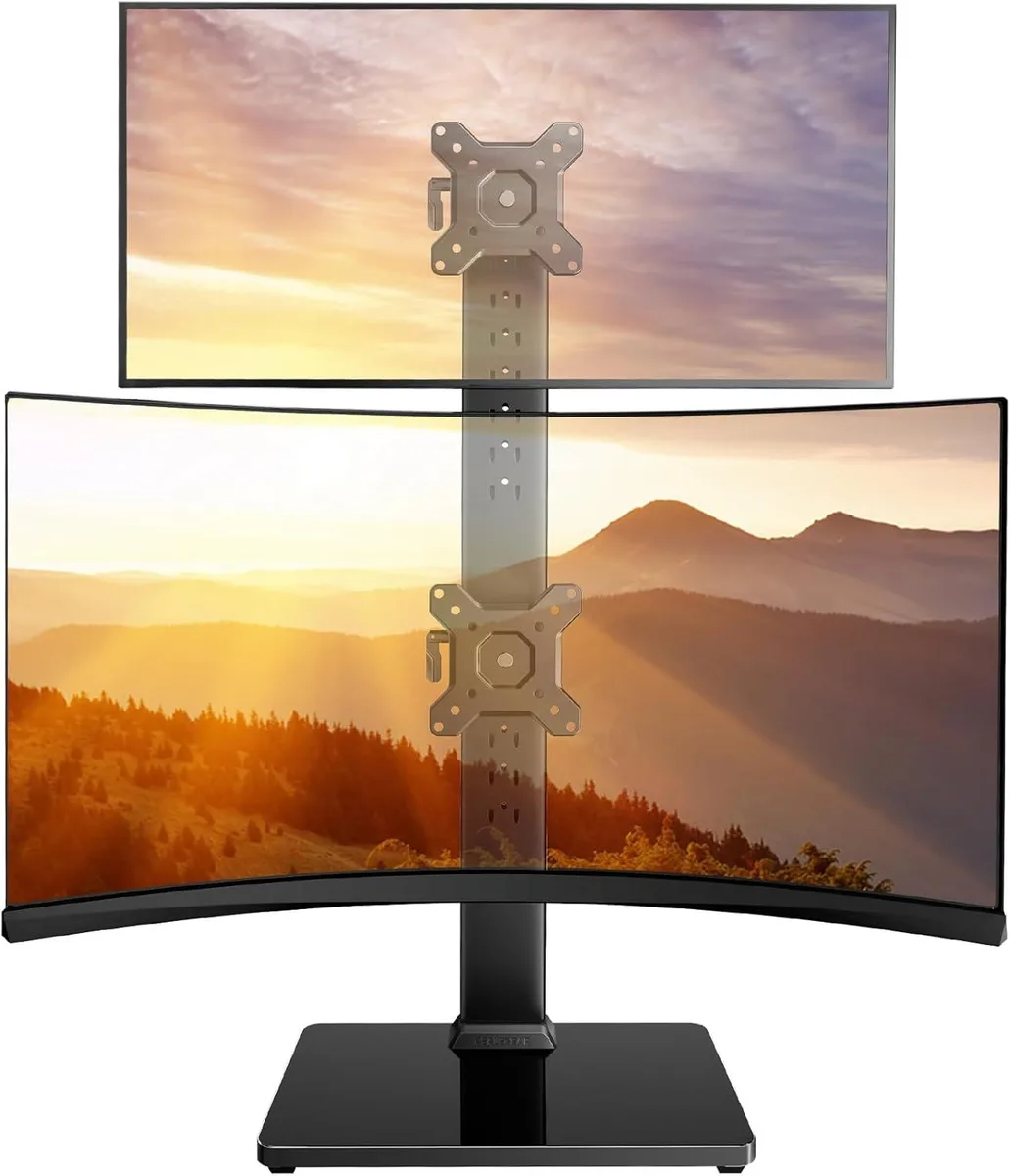 PISKEKAT PISKEKAT Dual Monitor Stand 13-40" VESA 100x100 44 lbs PGTVS30 — product photo