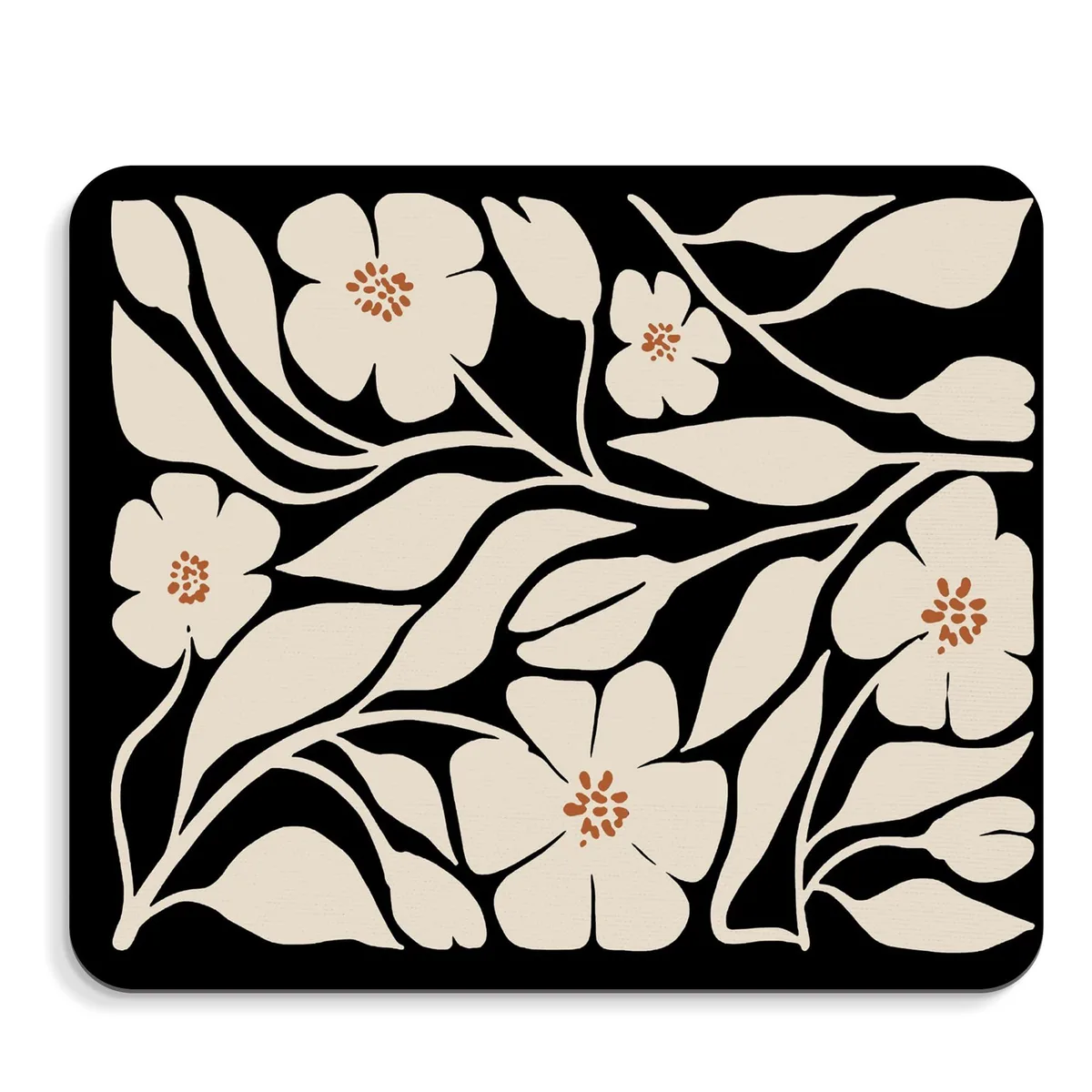  BAYOGITA 029-XMAN-SBD-Boho Flora Mouse Pad 9.5x8 Inches — product photo