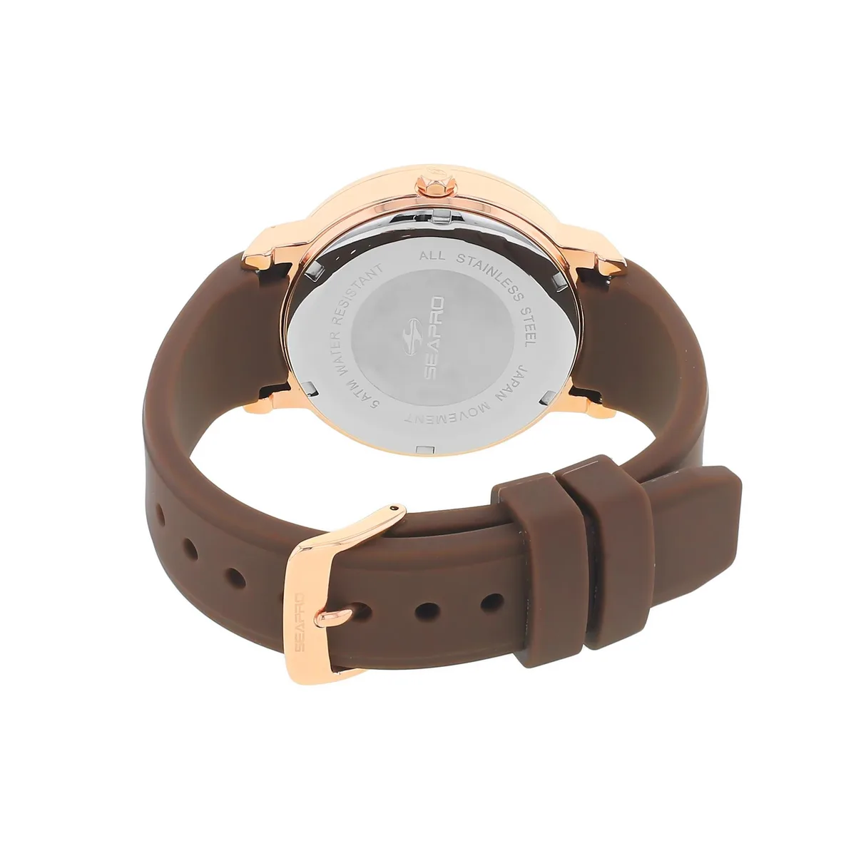 SEAPRO SEAPRO SP4414 Swell Watch 17 mm Band Brown 50 m — product photo