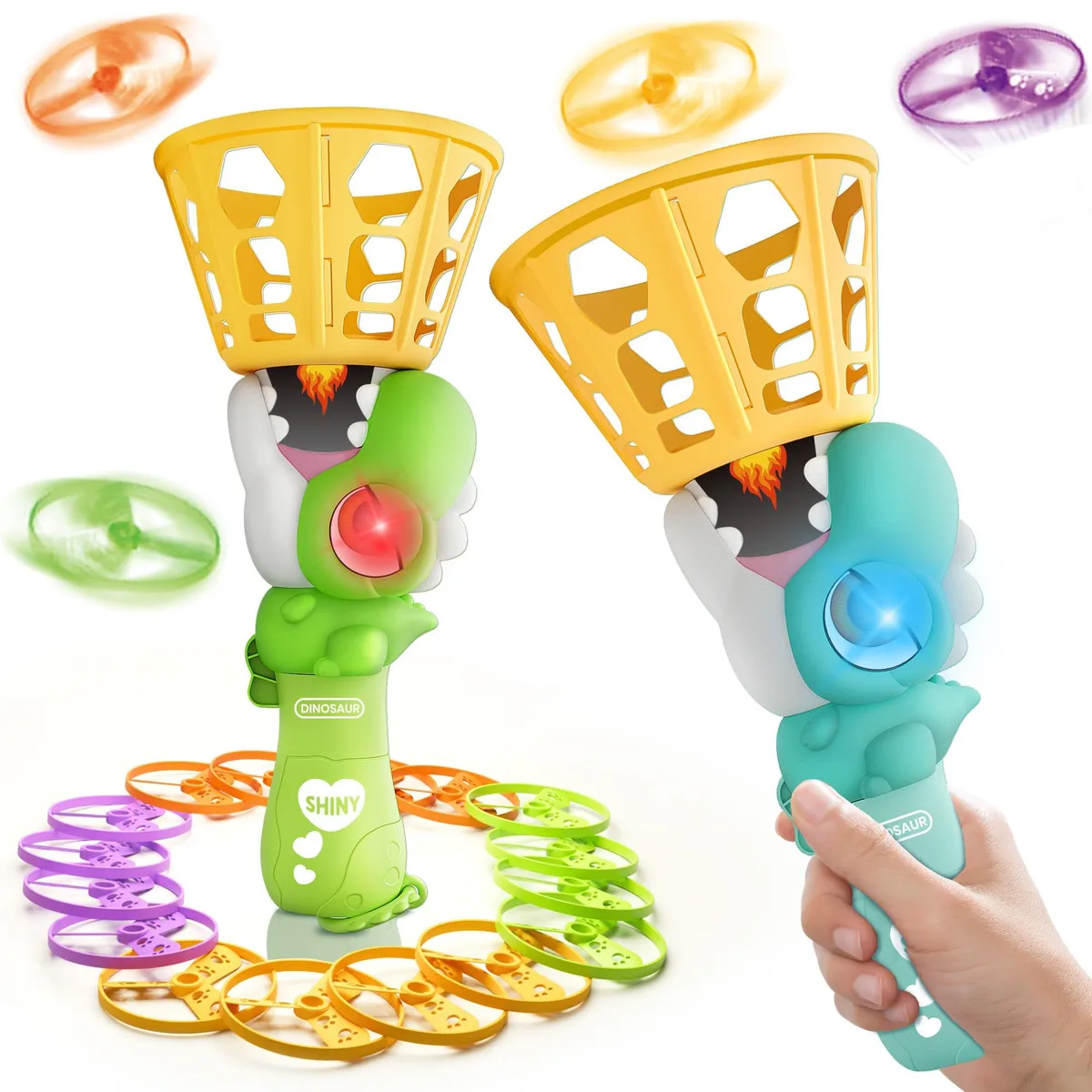 Flying Disc Launcher Catching Game Outdoor Toy — product photo
