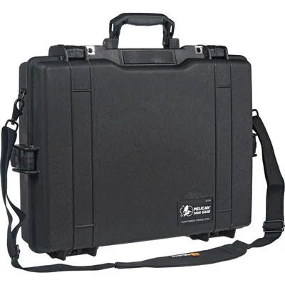 Black Pelican 1495 protective camera case with foam interior