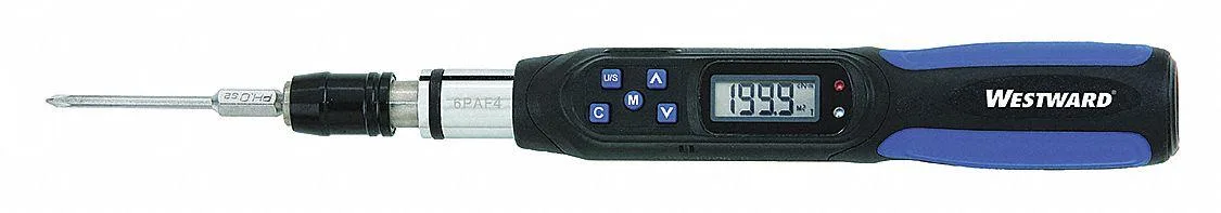 Westward Westward 6PAF4 Torque Nutdriver 1/4" 0.88–17.70 in.-lb — product photo
