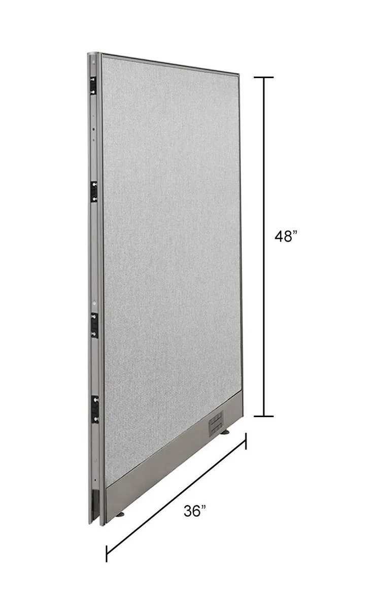 GOF GOF Single Panel Office Partition 36" W x 48" H — product photo