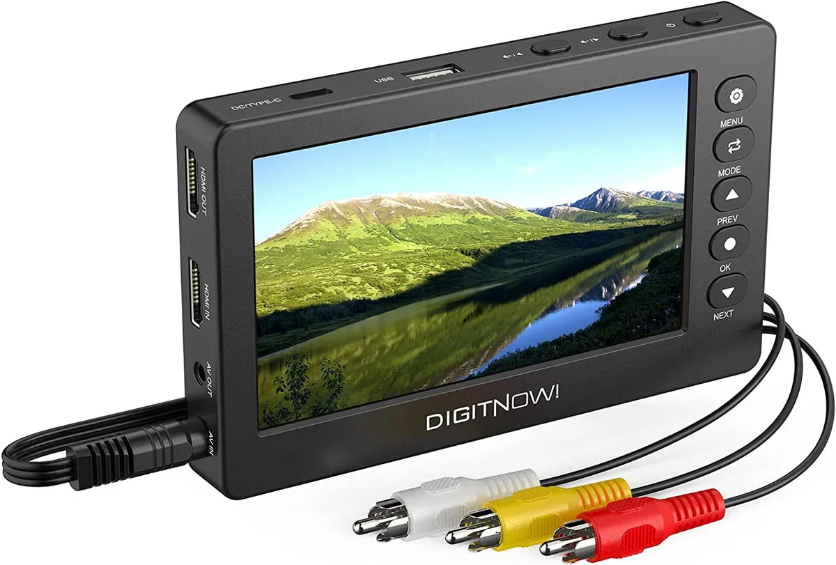 DigitNow! DigitNow! V102 Video Capturing Device 1080P 60FPS 5" OLED — product photo