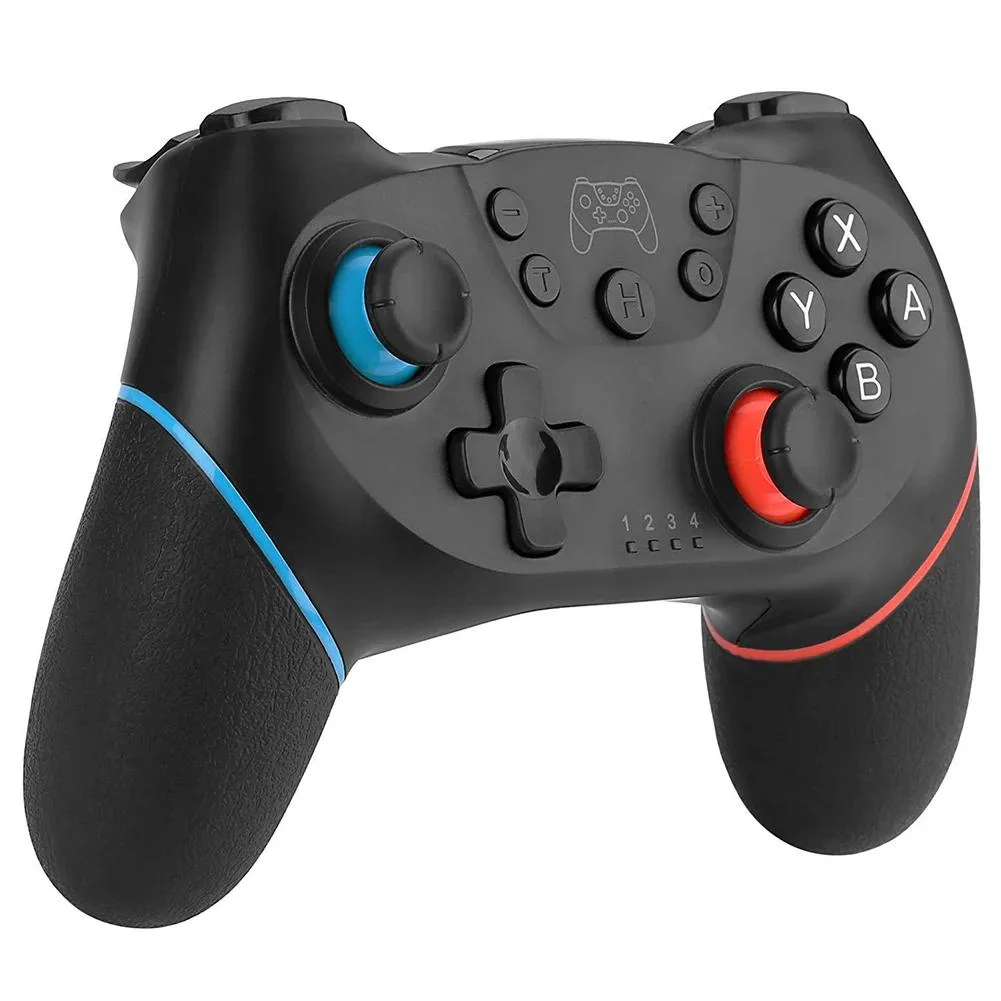 Hetai Tech Hetai Tech Wireless Gamepad for Nintendo Switch 6-Axis Gyro Dual Vibration USB-C Black Random Grip Colour — product photo