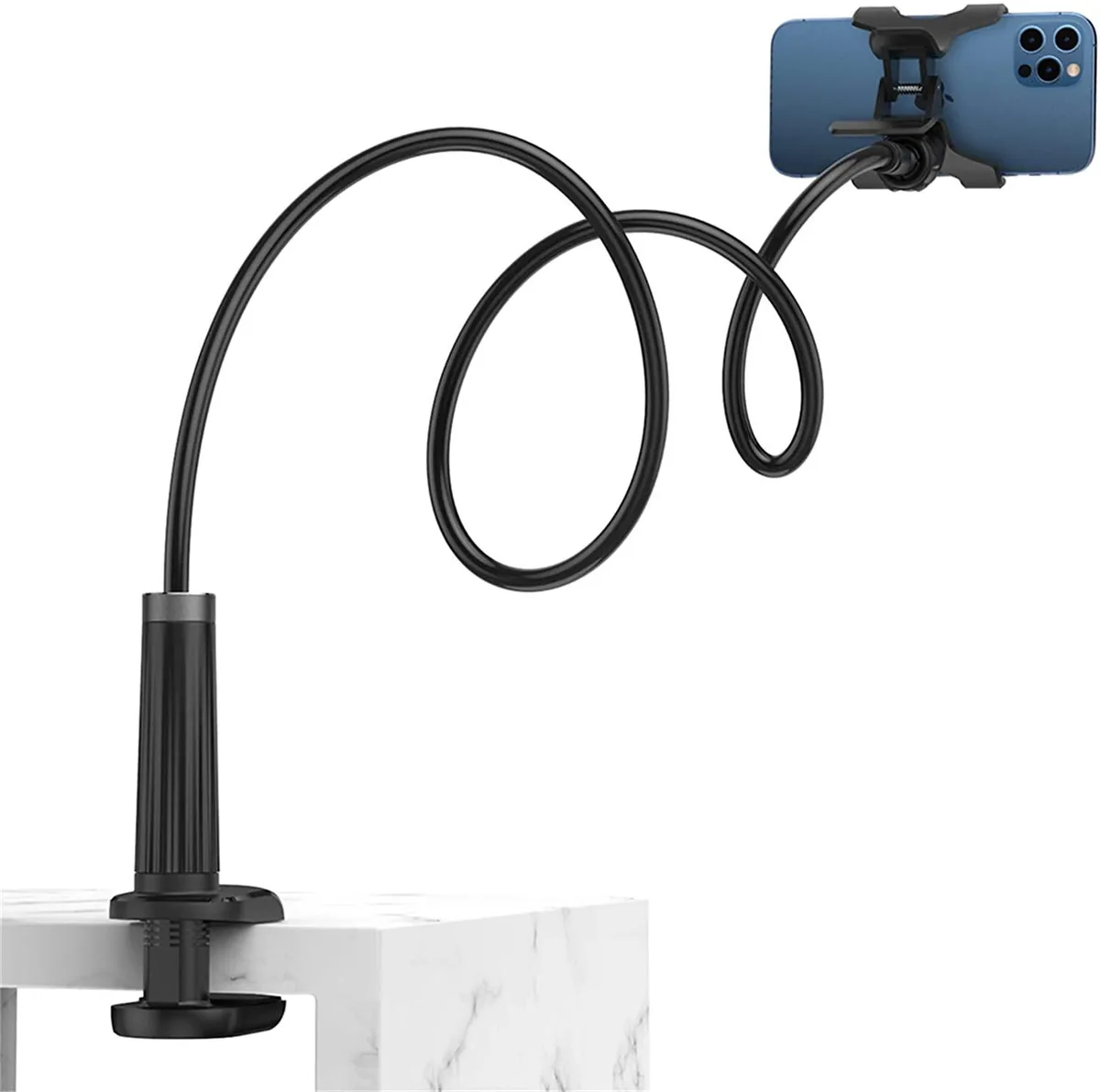 UGREEN UGREEN Gooseneck Phone Mount Flexible Clamp 4-7.2 Inch Black — product photo