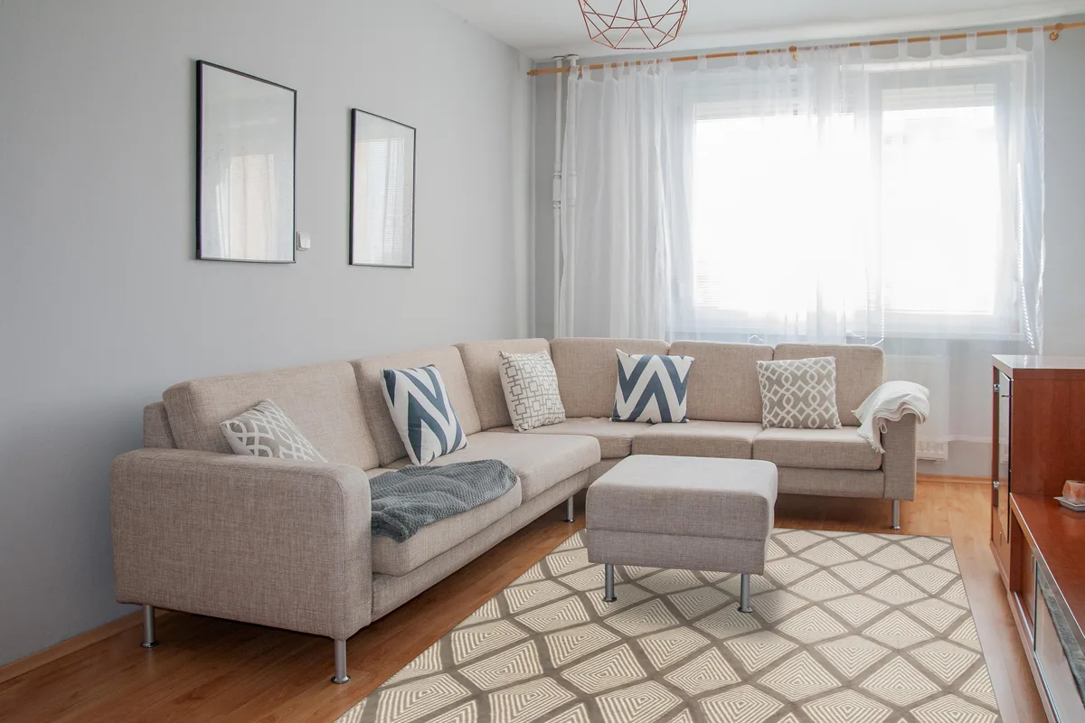 EORC EORC Handmade Wool Gray Transitional Trellis Xavier Rug 8' x 10 — product photo