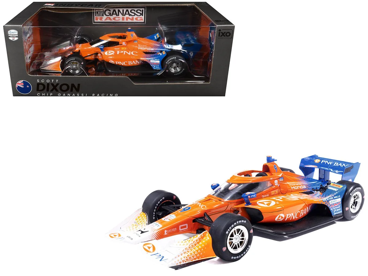 Ixo Models Ixo Models Dallara IndyCar #9 PNC Bank Chip Ganassi Racing 2026 1/18 Diecast hobby collectible — product photo