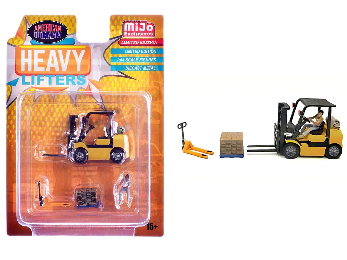 American Diorama American Diorama "Heavy Lifters" 4-Piece 1/64 Diecast Set Limited Edition — product photo