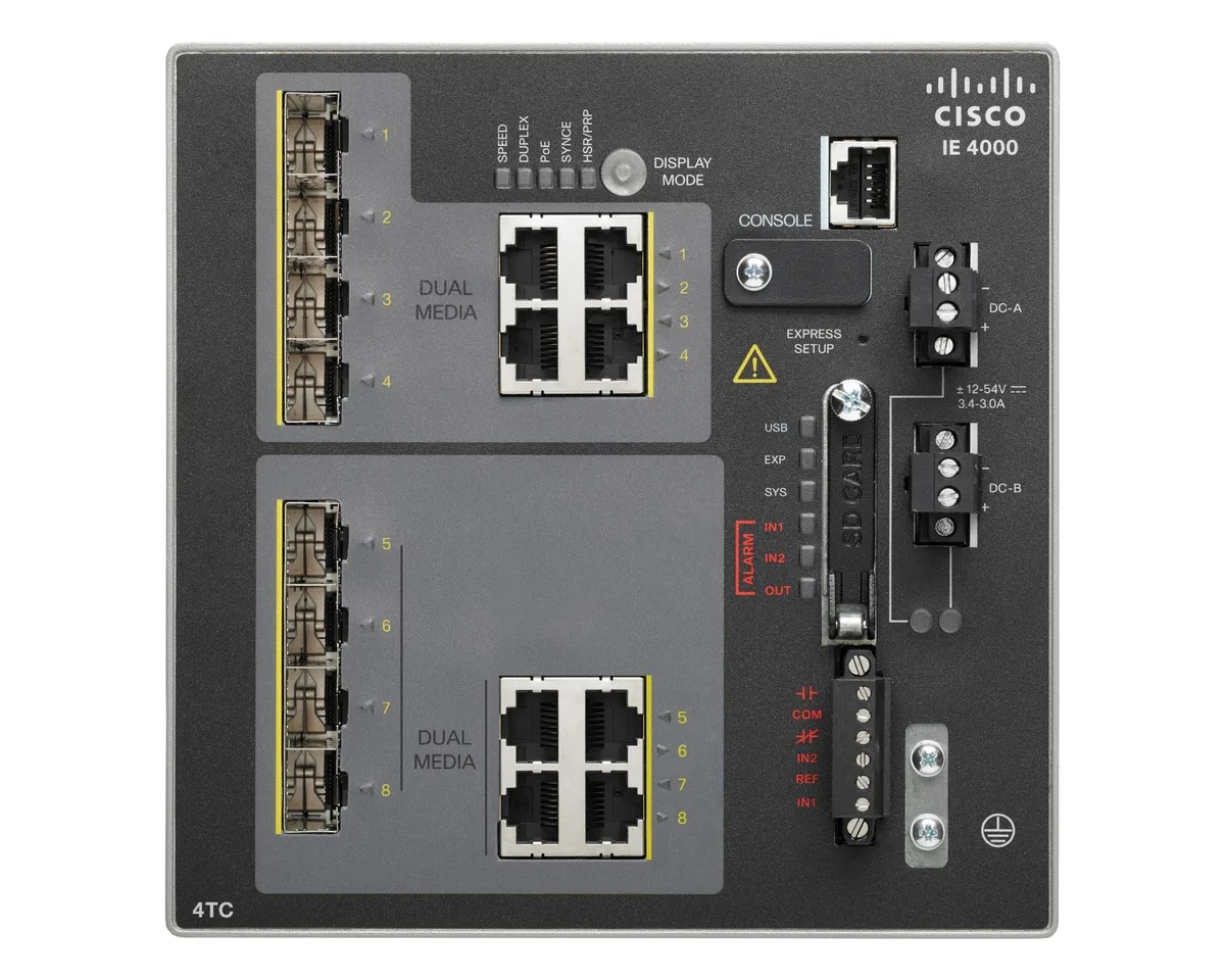 Cisco Systems, Inc. Cisco Systems, Inc. IE-4000-4TC4G-E firewall appliance — product photo