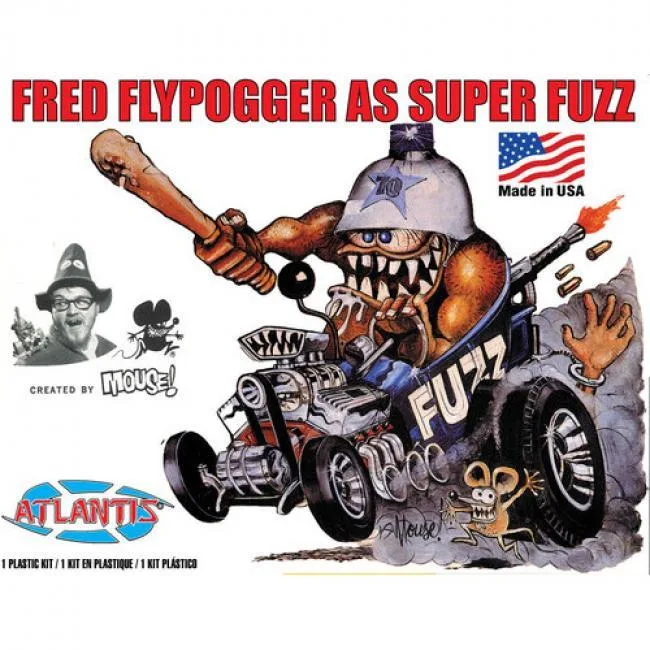 Atlantis Atlantis Superfuzz Fred Flypogger Model Kit 42 parts — product photo