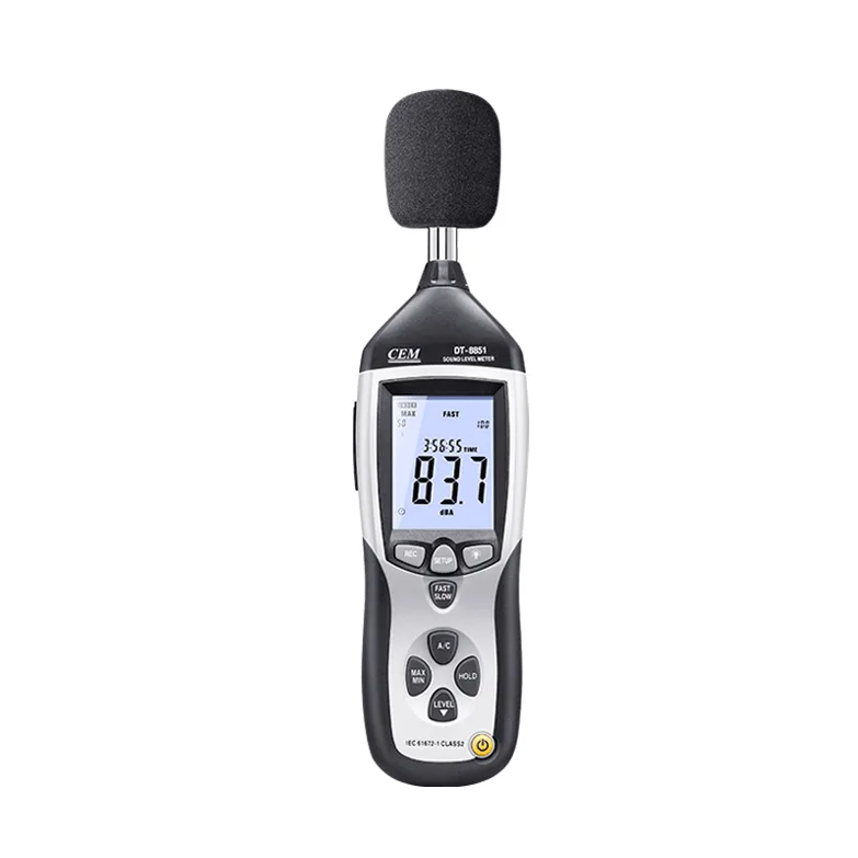 CEM CEM DT-8851 Digital Sound Noise dB Meter Data Logger USB electrician tool — product photo