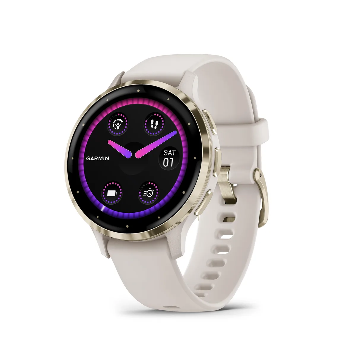 Garmin Garmin Venu 3S 010-02785-04 Ivory Smart Watch 41mm 1.2" AMOLED 8GB — product photo
