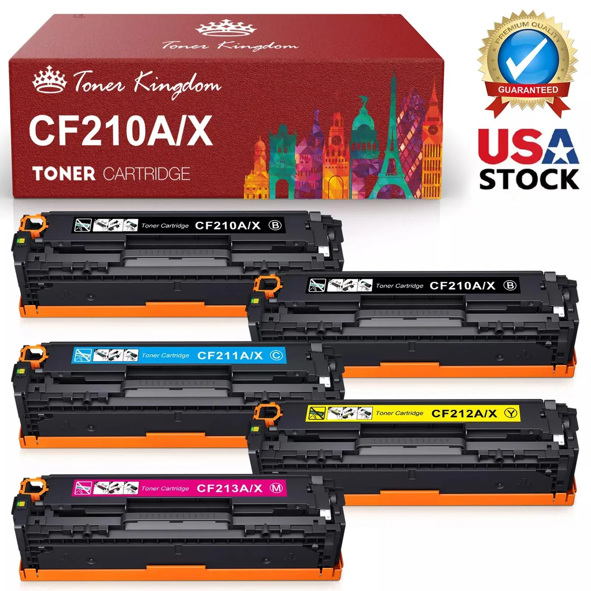 V4ink V4ink 5-Pack CF210X 131X Toner Cartridge Set — product photo