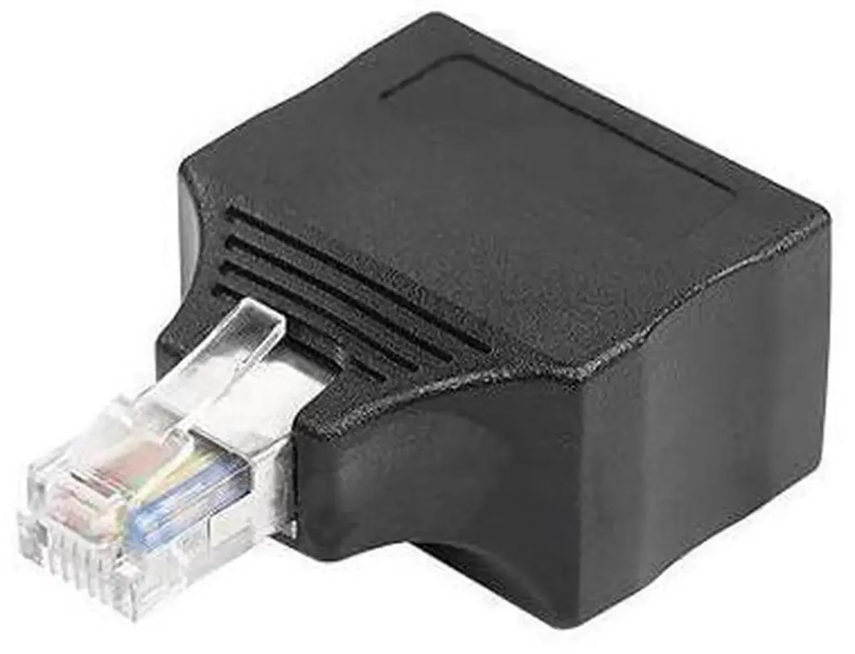 SMUGDESK SMUGDESK RJ11 6P6C Male to 2 Female Phone Splitter 2Pack — product photo
