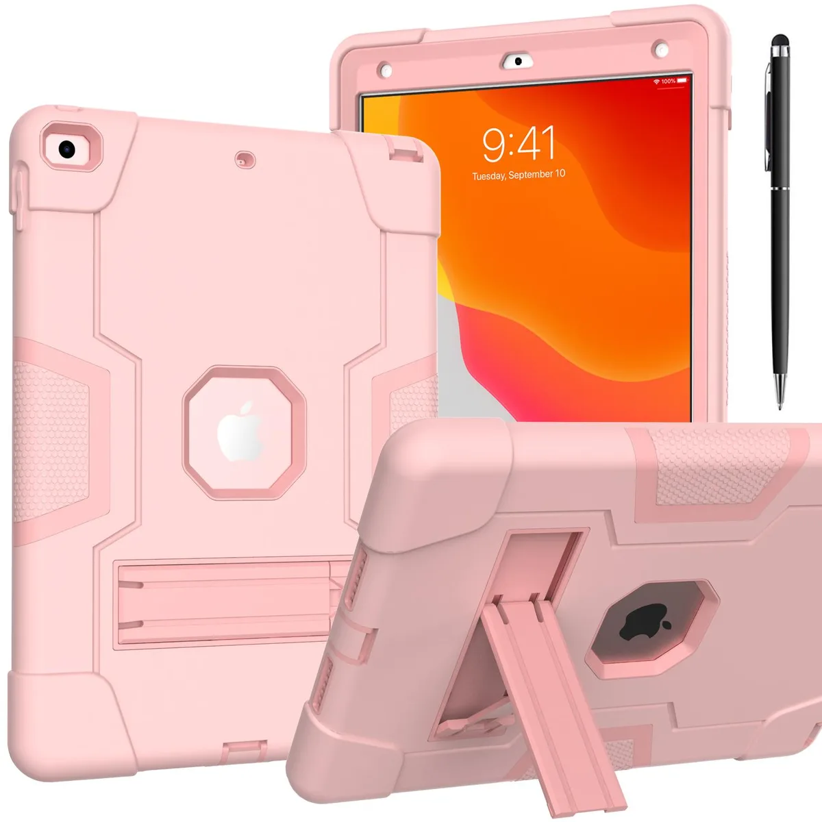 BONAEVER BONAEVER iPad 10.2 Inch Case 2019 2020 2021 Kickstand Rose Gold — product photo