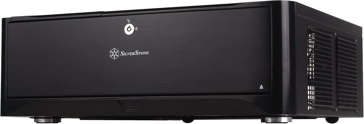 Silverstone Technology SilverStone Technology Grandia GD06 HTPC Case Black 340mm 120mm Fans USB 3.0 — product photo