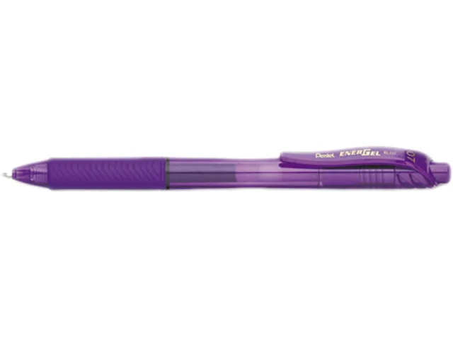 Pentel of America, Ltd. Pentel of America, Ltd. BL107V EnerGel-X .7mm Violet Rollerball Pen Dozen — product photo