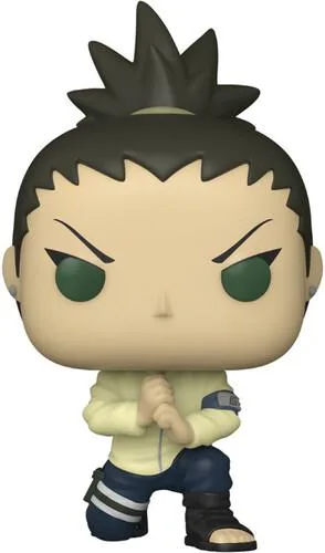 Vinyl Shikadai figure in box, stylised oversized head