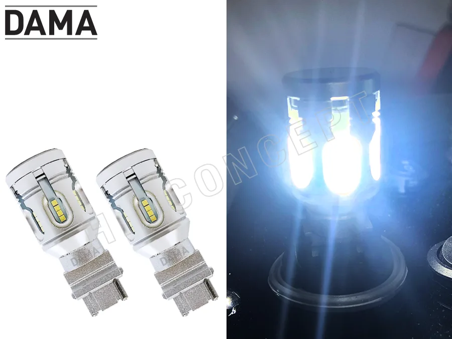 DAMA DAMA 3156 Mini LED Bulbs BA15S Canbus 24CSP White Pack of 2 — product photo