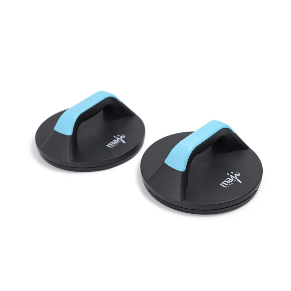 Maji Sports Maji Sports Rotating Push Up Handles Blue SZ12Black/Blue — product photo